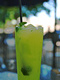 cocktail green lizard